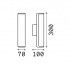 ETERE 3000K KINKIET IP44  269153 Ideal-Lux